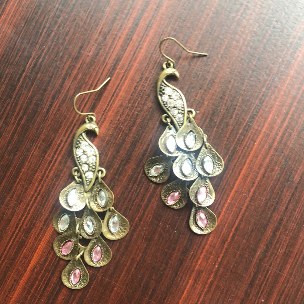 Peacock Earrings